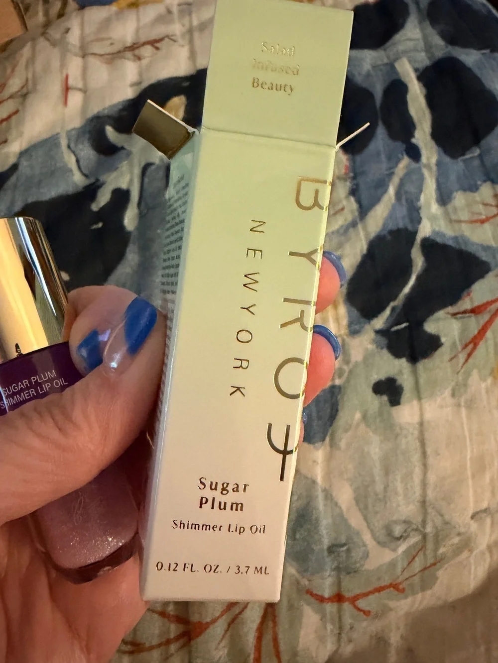 BYROE Sugar Plum Shimmer Lip Oil NIB